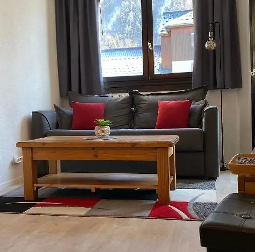 Chamois De Chamonix, Confortable 2 Pieces, Balcon, Parking Gratuit דירה שאמוני