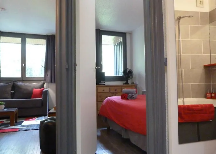 Chamois De Chamonix, Confortable 2 Pieces, Balcon, Parking Gratuit דירה שאמוני