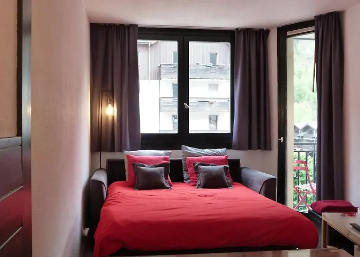 Chamois De Chamonix, Confortable 2 Pieces, Balcon, Parking Gratuit דירה *
